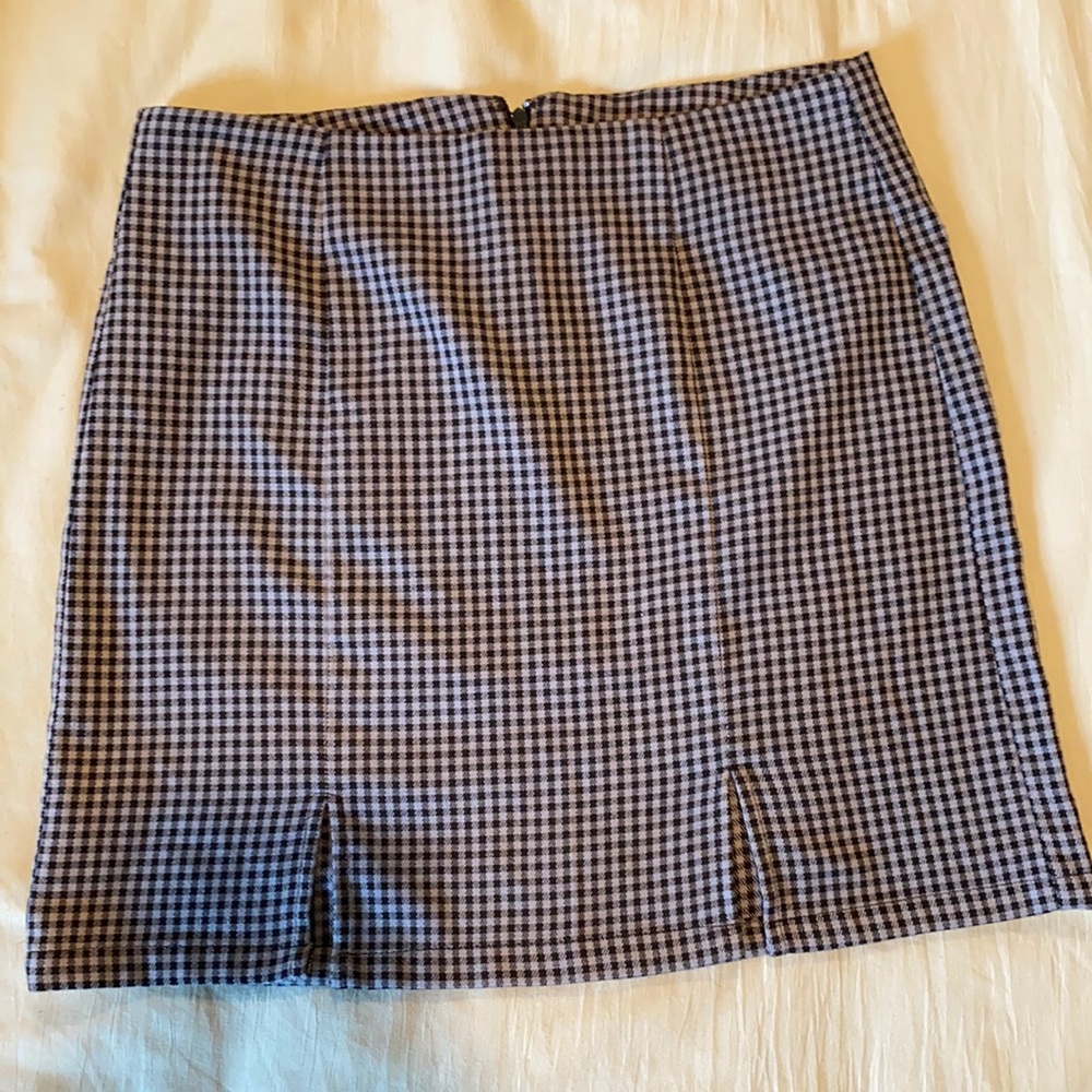 Aeropostale fitted checkered skirt